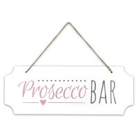 Schild Prosecco Bar aus Holz 40 x 15 cm