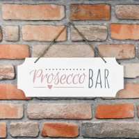 Schild Prosecco Bar aus Holz 40 x 15 cm