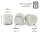 100 Muffin Backformen weiß, grau Konfetti Punkte, Durchmesser 6,1 cm/ Muffins Muffinbackform Muffinform Form Backförmchen Cupcake Formen Förmchen Papier Cupcakeformen