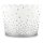 25 Muffin Backformen weiß silber (metallic) Punkte Konfetti, Durchmesser 5 cm / Muffins Muffinbackform Muffinform Form Backförmchen Cupcake Formen Förmchen Papier Cupcakeformen