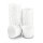50 Muffin Backformen weiß silber (metallic) Punkte Konfetti, Durchmesser 5 cm / Muffins Muffinbackform Muffinform Form Backförmchen Cupcake Formen Förmchen Papier Cupcakeformen