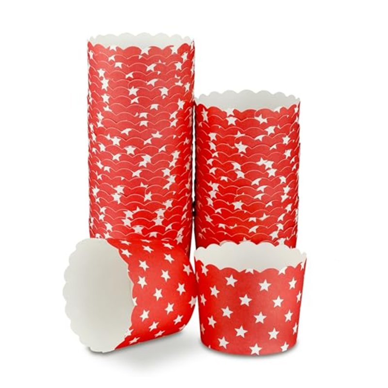 100 Stück Karierte Cupcake-Förmchen – Weiß/schwarz | Backförmchen Für Muffins, Partys & Deko