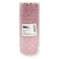 100 Muffin Backformen rosa gold (metallic) Sterne...