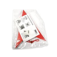 Faltsterne matt rot 1 Stück Durchmesser 70 cm, 7 Zacken geschlossene Oberfläche Feste Pappe / Weihnachtsstern, Adventsstern, Weihnachten, Advent, Fenster Dekoration