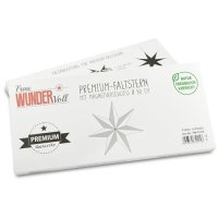 Premium Faltsterne matt schwarz mit Magnetverschluss 1 Stück Durchmesser 50cm, 7 Zacken geschlossene Oberfläche / Weihnachtsstern Adventsstern Weihnachten Advent Fenster Papierstern