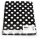 50 Papiertüten schwarz weiße Punkte, 13 x 16,5 cm, 45 Gramm Papier, flach / Candy Bar, Hochzeit, Kindergeburtstag, Papiertütchen, Candybag, Tüten, Mitgebseltüten