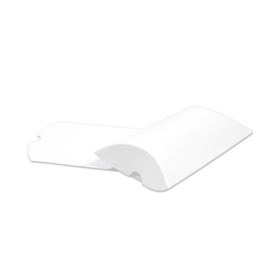 24 Kissenschachteln matt weiß 15x7,5cm (flach), 300g/ Kissenverpackungen, Pillow box, Faltverpackung, Geschenkverpackung, Gastgeschenk, Adventskalender