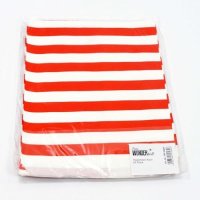 25 PAPIERTÜTEN ROT, STREIFEN 13 x 16,5 cm, 45 Gramm Papier, flach / Candy Bar, Hochzeit, Kindergeburtstag, Papiertütchen, Candybag, Tüten, Mitgebseltüten