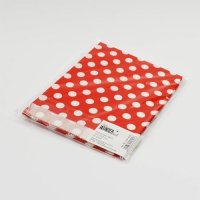 25 PAPIERTÜTEN ROT, PUNKTE 13 x 16,5 cm, 45 Gramm Papier, flach / Candy Bar, Hochzeit, Kindergeburtstag, Papiertütchen, Candybag, Tüten, Mitgebseltüten