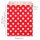25 PAPIERTÜTEN ROT, PUNKTE 13 x 16,5 cm, 45 Gramm Papier, flach / Candy Bar, Hochzeit, Kindergeburtstag, Papiertütchen, Candybag, Tüten, Mitgebseltüten