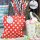 25 PAPIERTÜTEN ROT, PUNKTE 13 x 16,5 cm, 45 Gramm Papier, flach / Candy Bar, Hochzeit, Kindergeburtstag, Papiertütchen, Candybag, Tüten, Mitgebseltüten