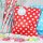 25 PAPIERTÜTEN ROT, PUNKTE 13 x 16,5 cm, 45 Gramm Papier, flach / Candy Bar, Hochzeit, Kindergeburtstag, Papiertütchen, Candybag, Tüten, Mitgebseltüten