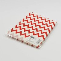 50 PAPIERTÜTEN ROT, ZACKEN 13 x 16,5 cm, 45 Gramm Papier, flach / Candy Bar, Hochzeit, Kindergeburtstag, Papiertütchen, Candybag, Tüten, Mitgebseltüten