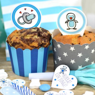 Cupcake Muffin Party Geburtstag Partyset Partygeschirr Dekoration Auswahl 