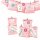 DIY Adventskalender zum Befüllen Bescherung, Papiertueten flach 13x16,5cm, rosa Stern, Ziffern pastell