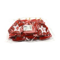 Adventskalender zum Befüllen - Stoff, rot weiß/Weihnachtskalender,Zahlen,Beutel,Sack,Säcke,Säckchen,Stoffbeutel,Baumwolle,Baumwollsäckchen,Geschenkbeutel,Bastelset