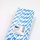 Frau WUNDERVoll® PAPIERSTROHHALME BLAU, STREIFEN / Strohhalm, Trinkhalm, Papier Strohhalm, Einweg Strohhalme, Geburtstag, Hochzeit, Feiern, Kindergeburtstag, Dekoration
