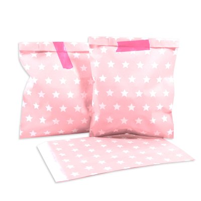 100 Papiertüten Mix rosa 4 x  25 Stück Geschenktüten Candy bag Candy bar