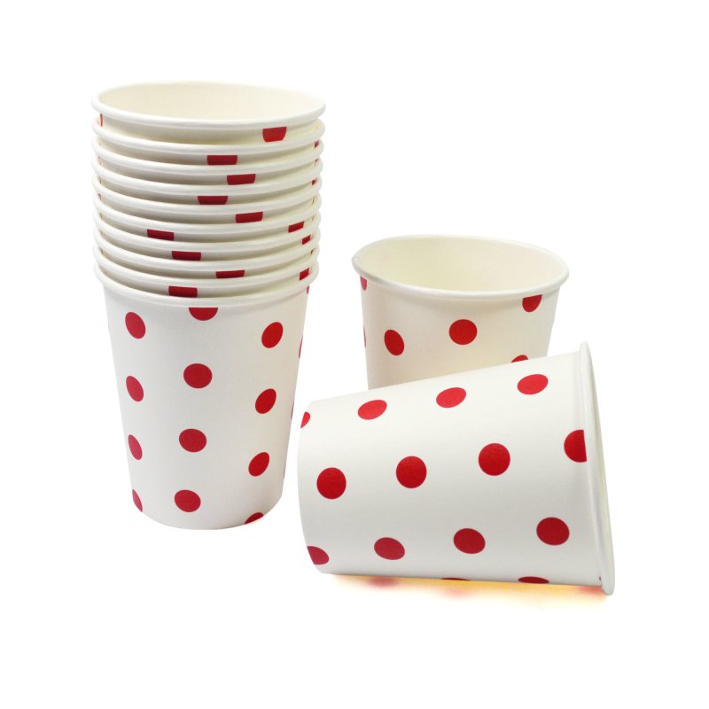 50 Pappbecher Schulanfang – Buntstift-Design, 266 Ml, Einweg Für Party & Feier