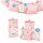 DIY Adventskalender zum Befüllen Bescherung, Papiertueten flach 13x16,5cm, rosa Stern, Ziffern blau