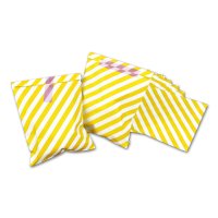 Papiertüten/ Candy Bags, 100 Stück gelb Streifen, 13 x 16,5 cm, 45 Gramm Papier