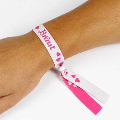 Geyee Brautjungfern-Geschenkset 9-teilig - Inkl. Champagnergläser, Haarbänder, Armband, Tasche