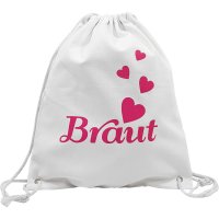 1 JGA Turnbeutel Braut/junggesellenabschied, Mädchen, Braut, Hochzeit, JGA Deko, JGA Accessoires, Mädelsabend, Schleier, Traumbraut