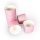 Frau WUNDERVoll® Muffin Backformen, groß Durchmesser 6,1 cm, rosa mit weissen Punkten, Höhe 5,5cm