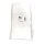 12 Papiertüten mit Boden, weiß matt, 12x7x24cm / Blockbodenbeutel Tüte Papierbeutel Papiertüte Geschenktüte Geschenkbeutel Gastgeschenk Hochzeit Geschenktasche Falttasche
