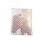 12 Faltschachteln weiß, rosegold Streifen 7x7x7 cm (gefaltet), 300 Gramm Papier / Würfelbox, Kissenverpackungen, Pillow box, Faltverpackung, Geschenkverpackung, Gastgeschenk, Hochzeit